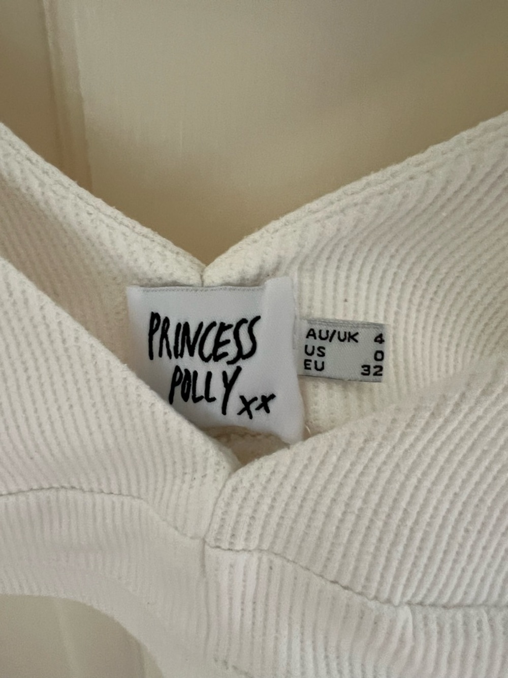 Princess Polly Ribbed V-Neck Bralette - Picture 3 of 4